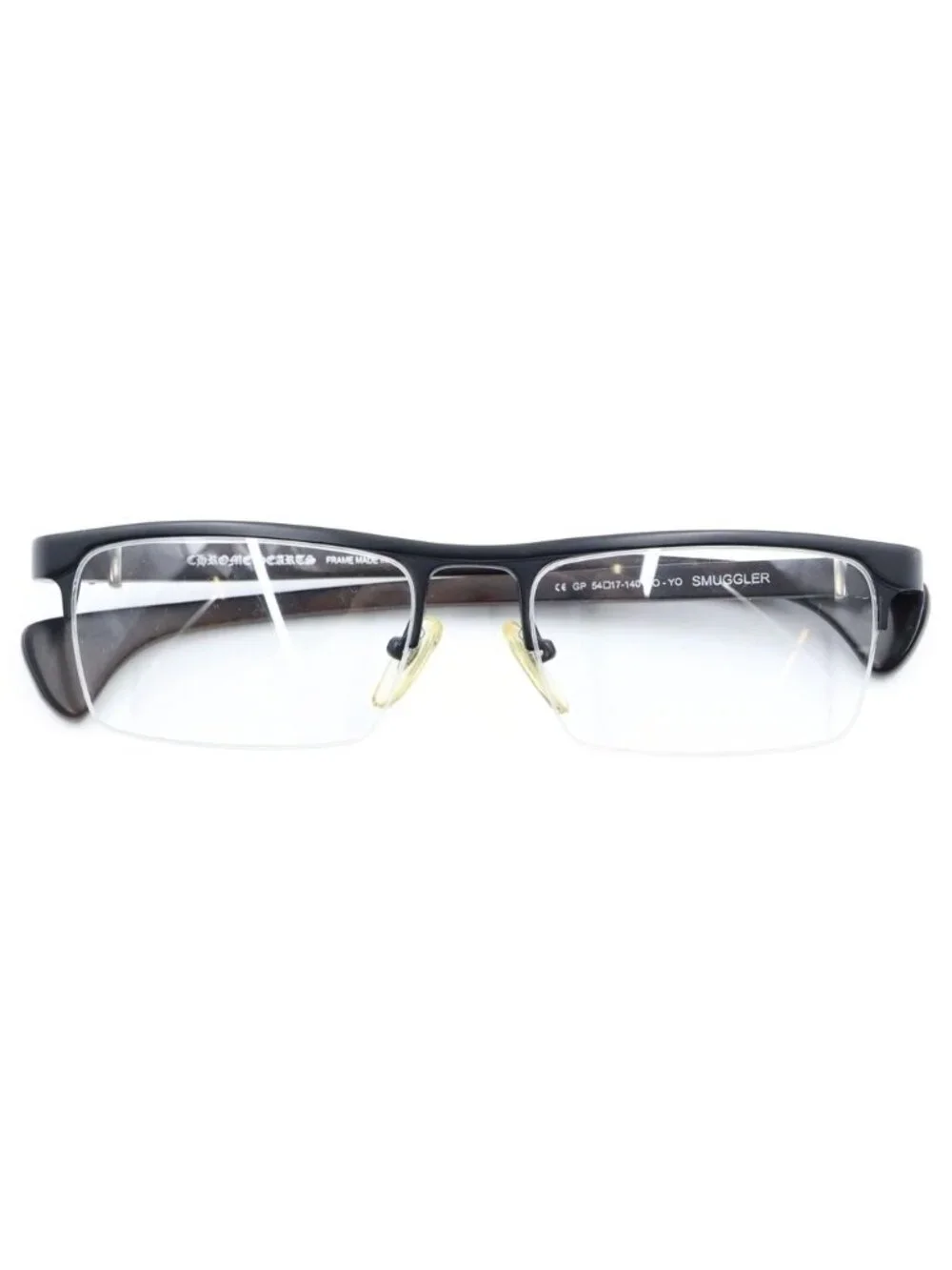 Chrome Hearts Yo Smuggler CH Plus Ebony Temple Sunglasses Eyewear Brown